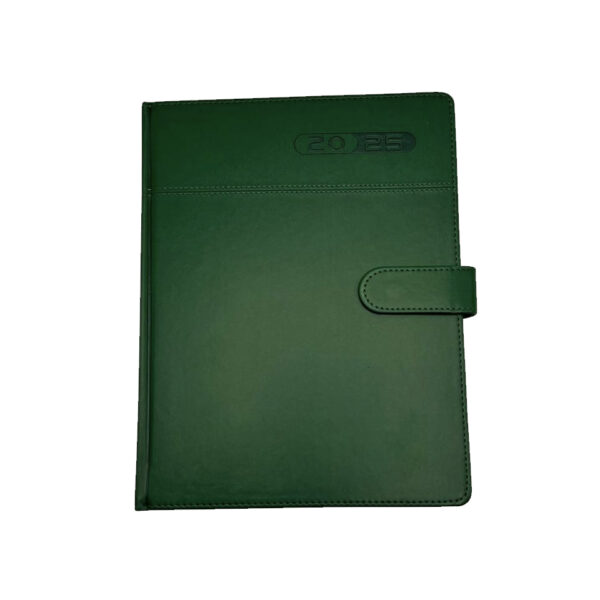 Agenda cuir a4 vert